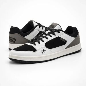 K1X Sweep GK Sneakers Mens US 11 White Black Brown Low Top Streetwear